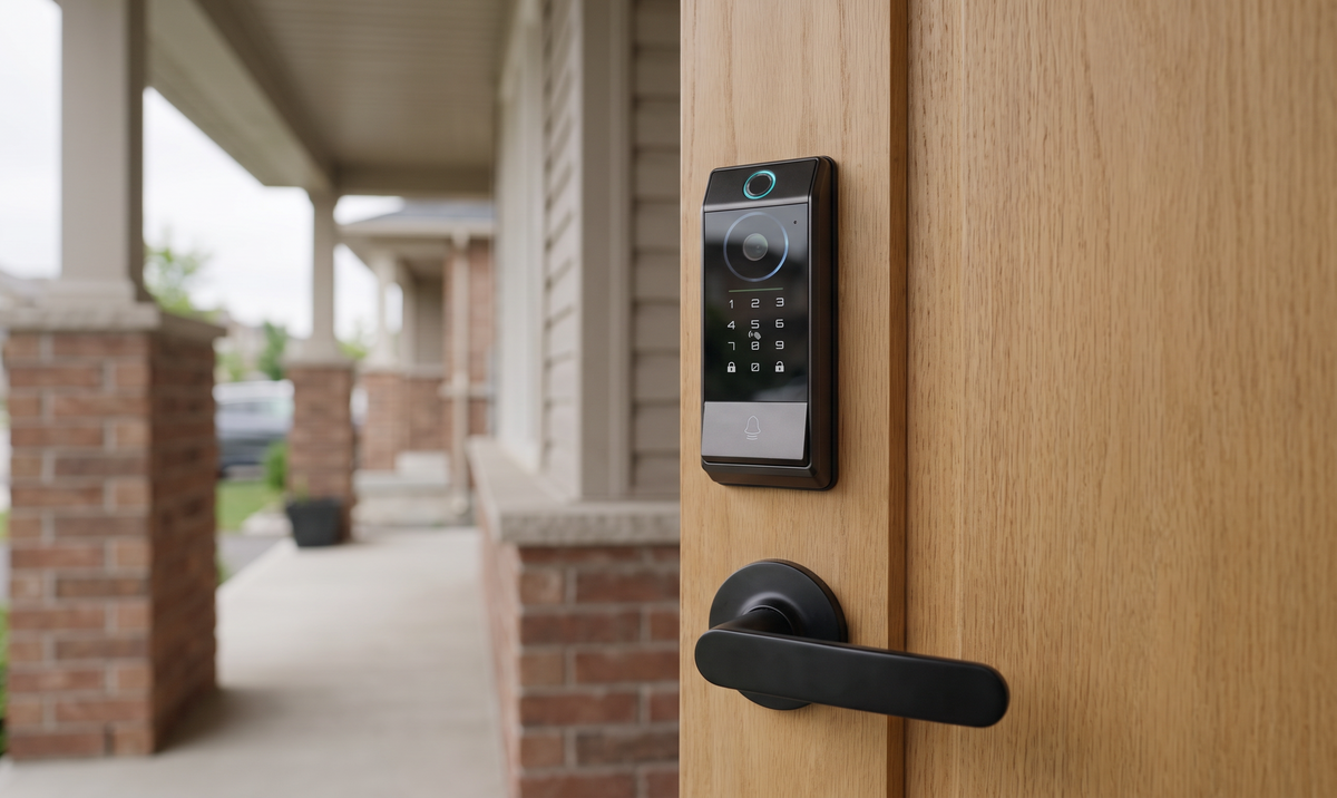 RNSV smart lock Black Long Lasting